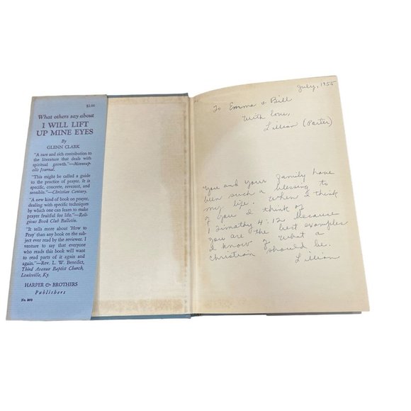 I Will Lift Up Mine Eyes Glenn Clark 1937 Harper Bros 1st Ed AA Alcoholics Anon - Picture 5 of 8